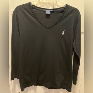 Ralph Lauren Sport 3/4 sleeve v-neck tee. 100% cotton. Very gently worn.